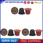 9Pcs Refillable Reuse Coffee Capsule Filters for Nespresso Machine (Multi)