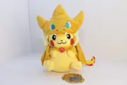 Pokemon Mega Charizard Poncho Pikachu 9" Plush - NEW - US Seller