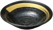 Tenmoku Ippon Brush Sashimi Bowl [5.8 x 1.5 inches (14.7 x 3.8 cm) | Sashimi Bowl |