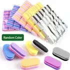 10pcs Nail File Buffer Block Sanding Sponge Acrylic Nail Art Buffing Block AU