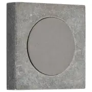 Blank Rose Square Distressed Nickel