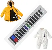 Temperature Tool for Clothes - Stick Winter Temperature Strips - Reusable Strip with Liquid Crystal Display, Aquarium Temperature Gear for Winter