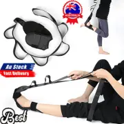 Fascia Stretcher Strap Ballet Gym Trainer Yoga Flexibility Stretch Band Leg CR