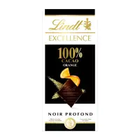 在飛比找博客來優惠-【Lindt 瑞士蓮】極醇系列香橙夾餡100%黑巧克力 50