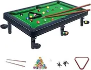 Pool Table for Kids | Billiards Game Pool Tables,Billiard Table with Balls & Sticks, Family Game Portable Pool Table, Pool Games, Table Top Games for Kids Adults