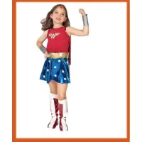 在飛比找蝦皮購物優惠-萬聖節兒童神力女超人cosplay角色扮演服裝