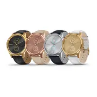 在飛比找蝦皮購物優惠-GARMIN vivomove luxe 指針智慧腕錶(皮革