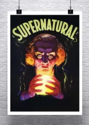 Supernatural Mysterious Fortune Teller Vintage Poster Canvas Giclee 24x32 in.