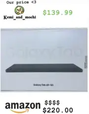 New WiFi + 5G Samsung Galaxy Tab A9 Plus 11" 64GB GraphiteSM-X210 metro t-mobile