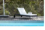 Brand New Boxed Never Opened Coco Republic Malmo Outdoor Sun Lounger-White