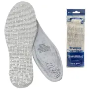 1 Pair Winter Boot Shoe Thermal Insole Foil Cushion Cut Fit Warm Foot Insert Pad
