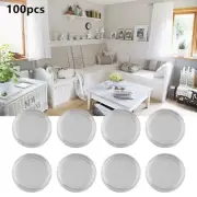 100Pcs 25mm Coin Cases Capsules Holder Clear Plastic Round Storage Box Kit Tool