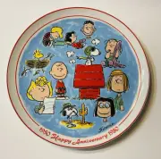 Schmid Peanuts 30th Anniversary Collector Plate by Charles M. Schulz