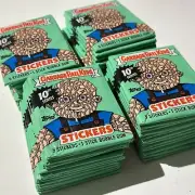 UNOPENED PACK Garbage Pail Kids 10th Series (1987) Sticker Card Movie Ad Wax GPK