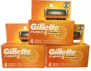 Gillette Fusion 5 power Razor Blade refills New Packs of 12 Cartridges sealed