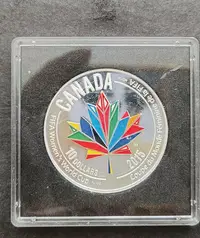 在飛比找Yahoo!奇摩拍賣優惠-加拿大2015年女足世界杯10元彩色精制銀幣