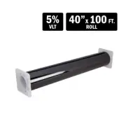 Tview T2BK0540 2 Ply 5% VLT Window Tint - 40″ x 100 ft. Film Roll