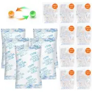 20 Gram [50 Packets] Food Grade Silica Gel Packets, Rechargeable Desiccant Pa...