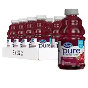 Unsweetened Tart Cherry Juice Pack of 8, 32 Fl Oz Each - Antioxidant Benefits