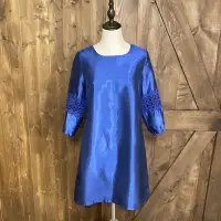 在飛比找蝦皮購物優惠-LORANZO ROMANZA 亮藍洋裝 專櫃