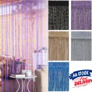 Tassel Decoration Fly Screen Room Door Curtain Divider Window Bead String 1-3pc