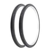 PRO+ Bicycle 26" x 1.50" All Black (2) Slick TREAD Bicycle 26" Tires