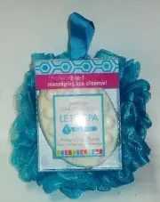 Let's Spa 2 In 1 SPA Sponge Cleanser & Moisturizing Massaging Soap Sealed
