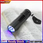9 LED Mini UV Ultra Violet Flashlight Blacklight Torch Light Lamp (1pc)