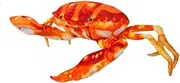 38Cm Plush Crab Toy Simulated Marine Life Stuffed Figure Decorative Throw Pillow for Kids and Home
