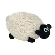 Snuggle Friends Round Sheep Plush Dog Toy (Large)