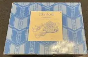 DEPT. 56 Storybook Cinderella Handpainted Ceramic Teapot & 4 Tea Cups