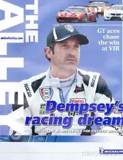 2014 IMSA TUSC The Alley VIR magazine Patrick Dempsey