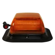 ECCO ‎EB7185AAA LED Beacon Square Light, 24 Flash Patterns, Amber, Title 13
