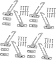 HOMOCONO 8 Pcs Window Stopper Window Security Lock Window Locks & Latches Window Hardware Opening Angle Safety Safety Catch Window Locks Sash Window Handles