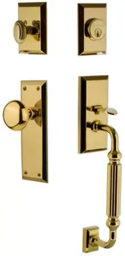 Grandeur FAVFAV_ESET_238_FG Fifth Avenue Solid Brass Rose Keyed - Brass
