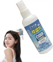 Cool Body Spray - Instant Cooling Spray, Cool Down Spray | 100ml Soothing Calming Body Mist, Refreshing Summer Rapid Cooling Spray, Cooling Artifact for Summer Camping Outings Traveling Hiking