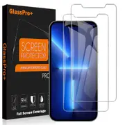 [2 PACK] For Apple iPhone 13 Pro Max Screen Protector Tempered Glass Screen Protector Film Guard