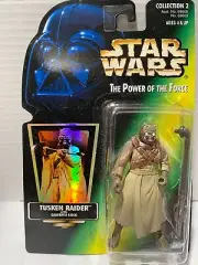 Star Wars Power of the Force Tusken Raider GREEN Figure 1996