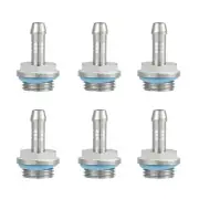 6Pack Tube Tow-touch Fitting Barb Connector 9mm G1/4 Thread for PC Water Cooling