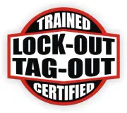 20 pack Lock Out Tag Out Trained Certified Hard Hat Helmet Stickers Decals Bulk