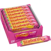 Favereds Chewy Candy Bulk Pack, 24 Full Size Packs, Red Candy Bulk Box