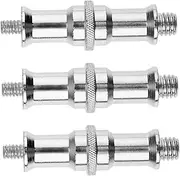 Mipcase 3Pcs Threaded Screw Adapter for Photography Light Stands Cold Shoe Adapter for DSLR Monopod Tripod Easy to Install Strong Compatibility