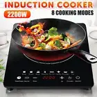 Induction Cooktop Portable 2200W Electric Stove Ceramic Hotplate Touch Cooker