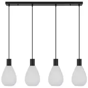 Tresor 4L Pendant Light Black Opal | Telbix Lighting