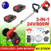 Whipper Snipper Grass Trimmer Lawn Mower Cutter Blades with 2 Battery Replaces