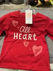 ‘Just One You’ Carters Long Sleeve 18 Shirt "All Heart"