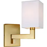 JVI Designs 1263-10 Allston Swing Arm or Wall Lamp Satin Brass