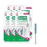 GUM Proxabrush Go-Betweens Refills - Moderate - 8 Count (Pack of 6)