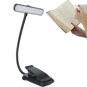 Rechargeable Flexible Goose Neck Clip-on 24 LEDs Eye Caring Book Light for Reading