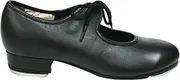 [SANSHA] Boys' Kids Leather Shoes with Professional Taps 1.1 Inch Heel Oxford Flat